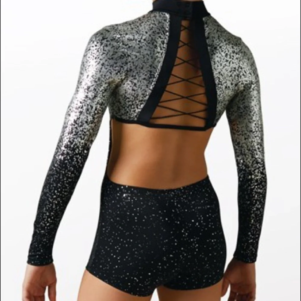 Weismann metallic costume dance wear leotard suit‎ - Picture 2 of 11
